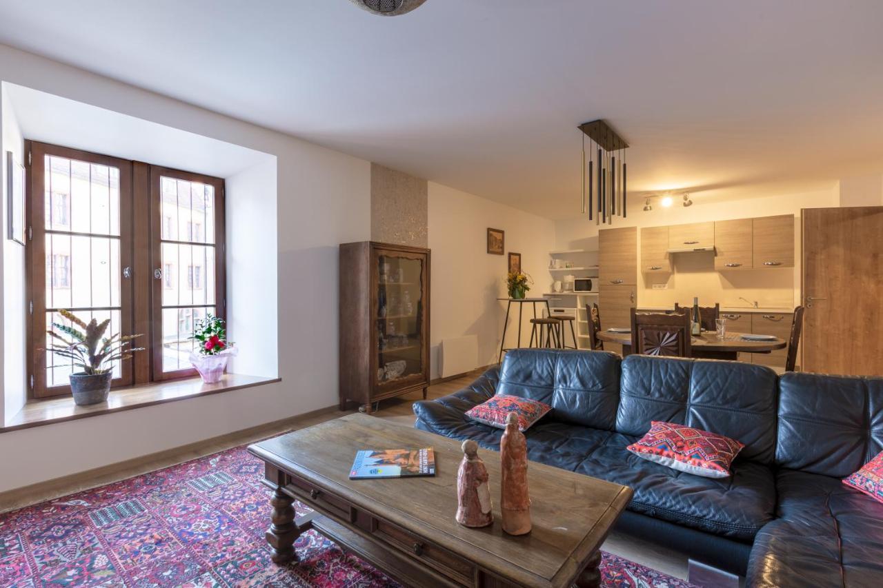Le Rhenanus Jacques Taurellus - Appartement Duplex Au Calme - Centre Ville - Parking Gratuit Sélestat Exteriér fotografie