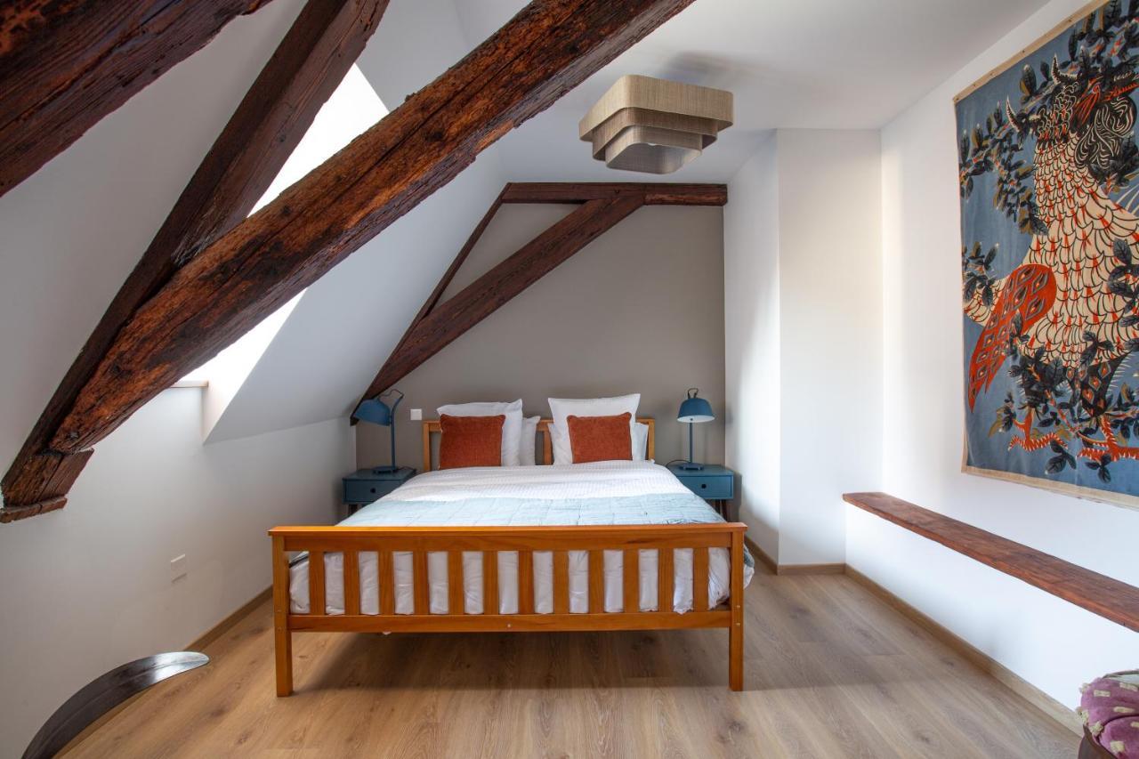 Le Rhenanus Jacques Taurellus - Appartement Duplex Au Calme - Centre Ville - Parking Gratuit Sélestat Exteriér fotografie